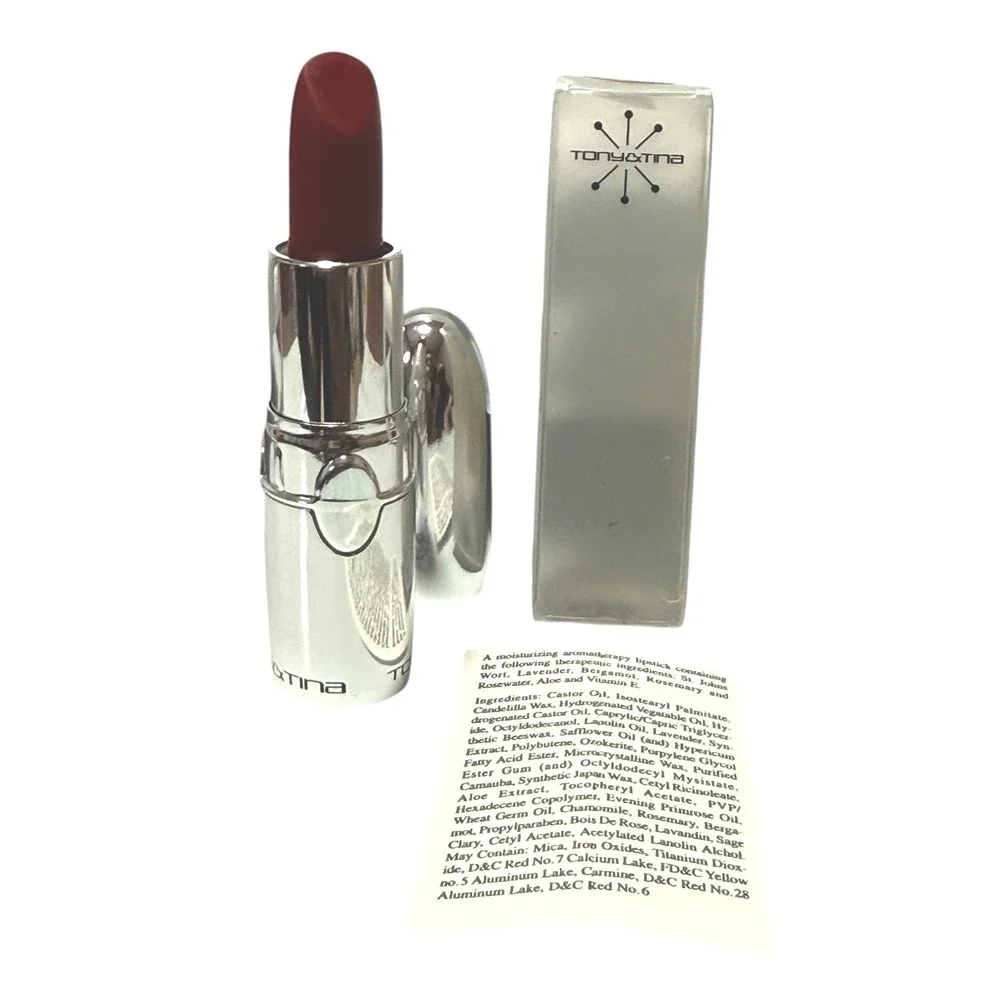 Deep Red Satin Lipstick - Rich Maroon Finish